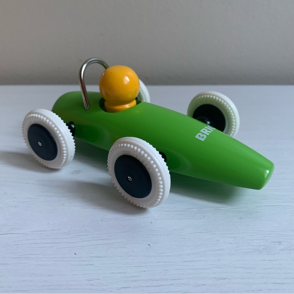 BRIO Green Wooden Race Car Model 30077